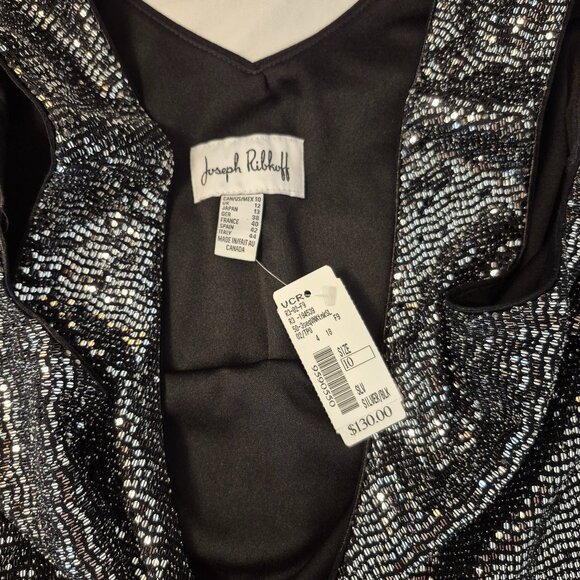 Joseph Ribkoff Sparkle Sleeveless Top - Picture 3 of 10